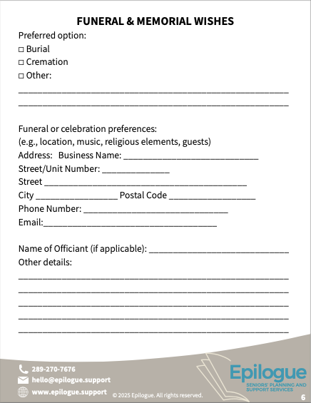 End of Life Planning Conversation Guide