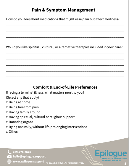 Advanced Care Discussion Guide